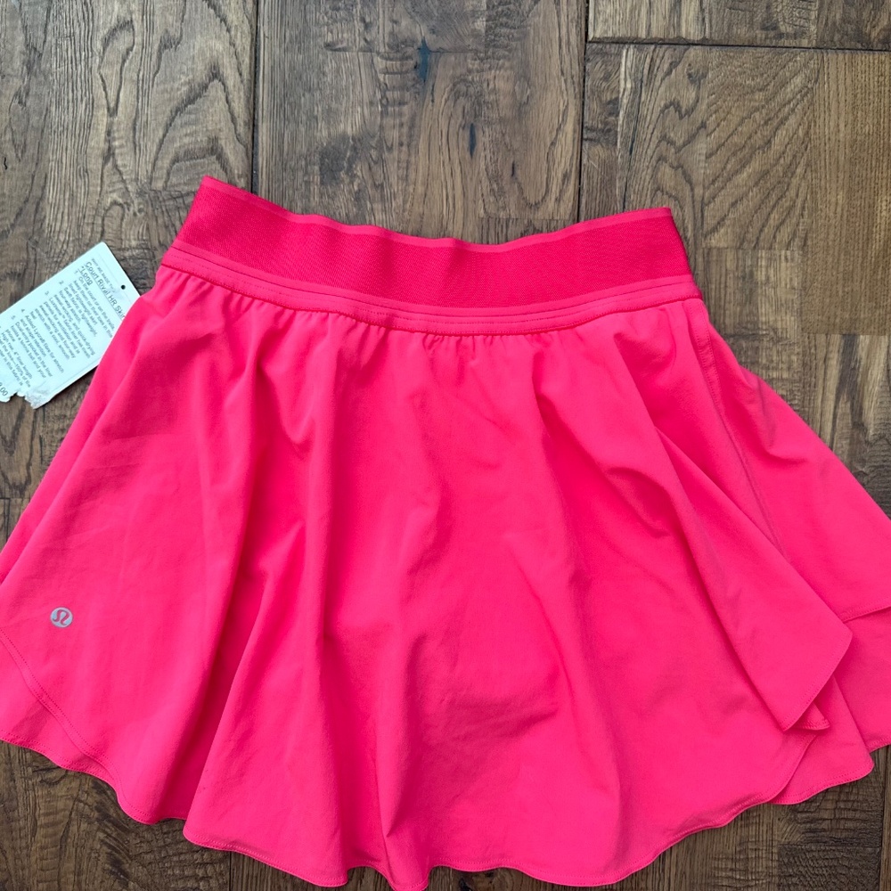 NWT Lululemon Court Rival High Rise Skirt Long Lip Gloss W8AH4T Women's Size 4 L - Picture 6 of 8